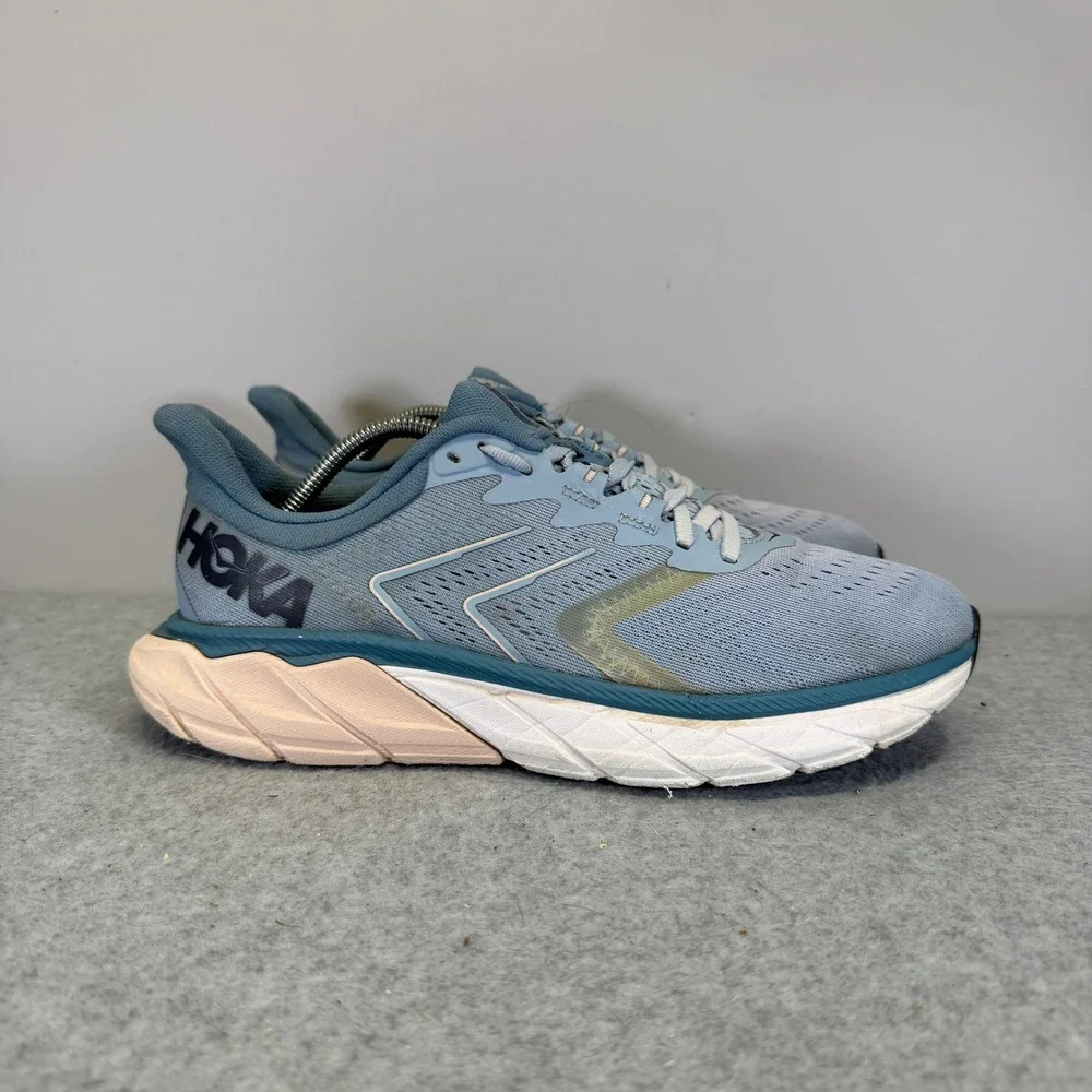 Hoka One One Arahi 5 Womens Shoes Size 9.5 Blue Fog Running Sneakers 1115012BFPB